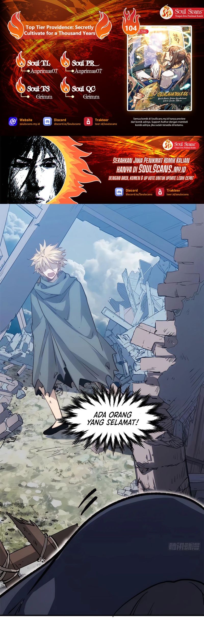 Top Tier Providence: Secretly Cultivate for a Thousand Years Chapter 104 - halaman 1