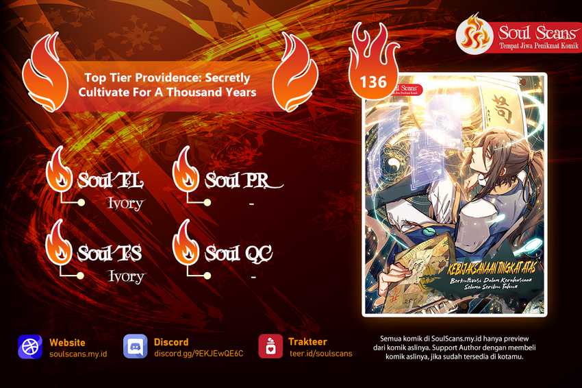 Top Tier Providence: Secretly Cultivate for a Thousand Years Chapter 136 - halaman 1