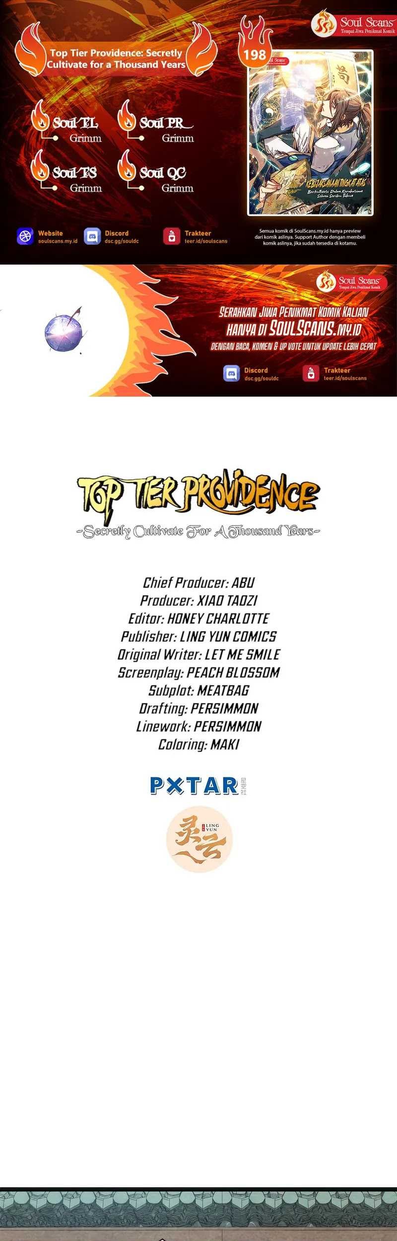 Top Tier Providence: Secretly Cultivate for a Thousand Years Chapter 198 - halaman 1