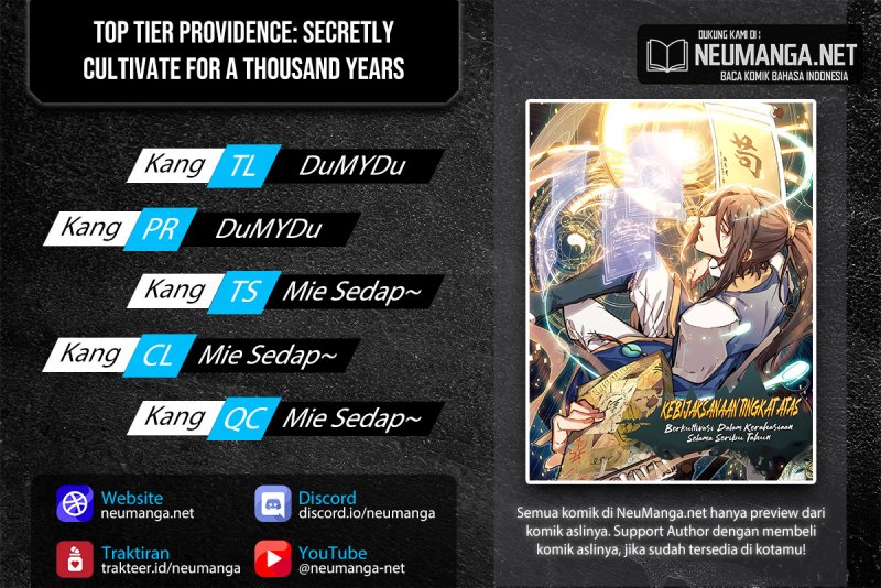Top Tier Providence: Secretly Cultivate for a Thousand Years Chapter 71 - halaman 1