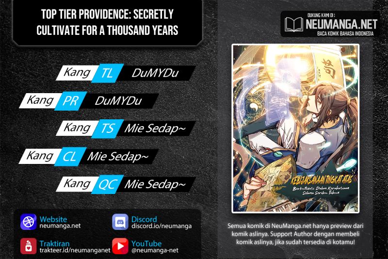 Top Tier Providence: Secretly Cultivate for a Thousand Years Chapter 72 - halaman 1