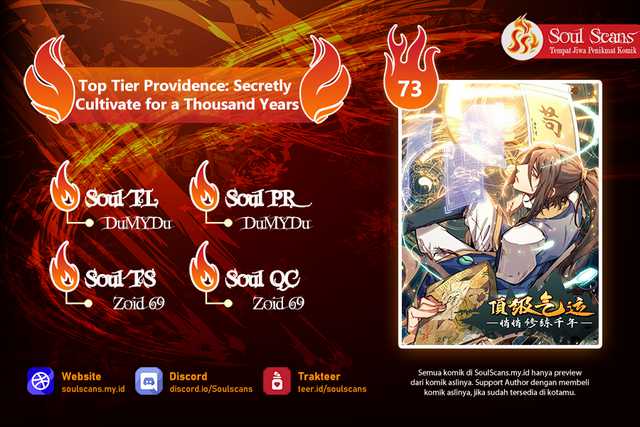 Top Tier Providence: Secretly Cultivate for a Thousand Years Chapter 73 - halaman 1