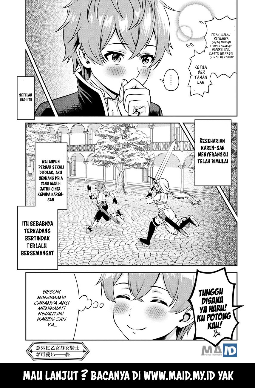 Toshiue Elite Onna Kishi ga Boku no Mae de dake Kawaii Chapter 1.1 - halaman 22