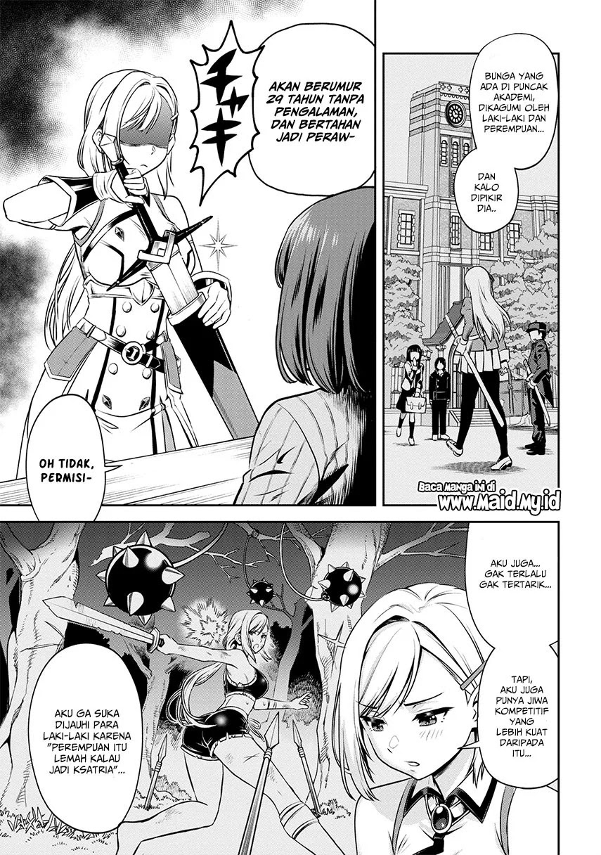 Toshiue Elite Onna Kishi ga Boku no Mae de dake Kawaii Chapter 1.2 - halaman 12