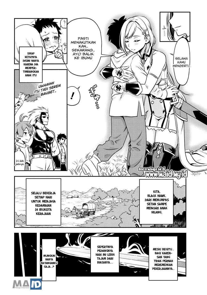 Toshiue Elite Onna Kishi ga Boku no Mae de dake Kawaii Chapter 1.2 - halaman 9