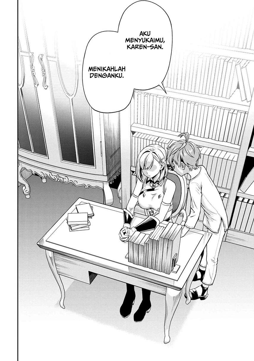 Toshiue Elite Onna Kishi ga Boku no Mae de dake Kawaii Chapter 10.2 - halaman 14
