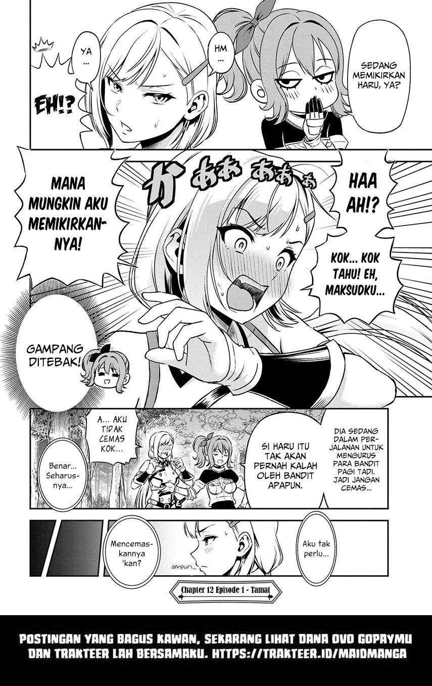 Toshiue Elite Onna Kishi ga Boku no Mae de dake Kawaii Chapter 12.1 - halaman 8