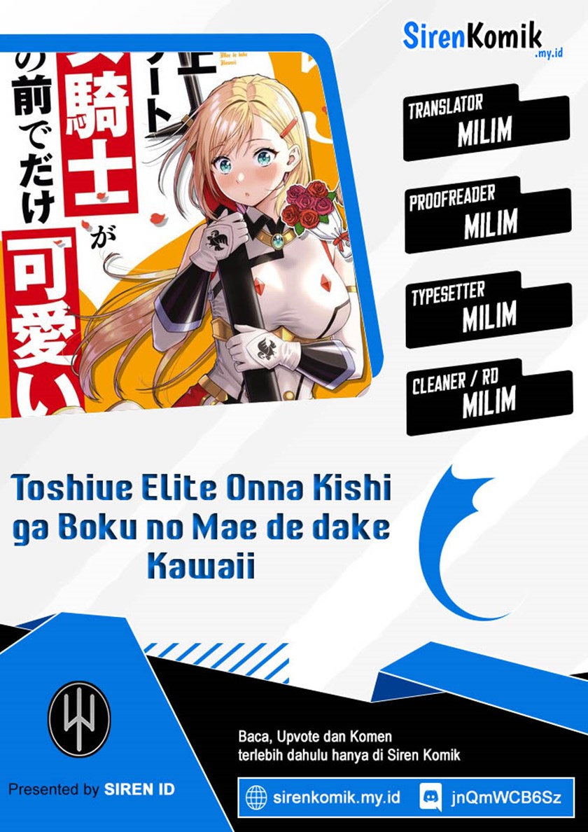 Toshiue Elite Onna Kishi ga Boku no Mae de dake Kawaii Chapter 12.2 - halaman 1