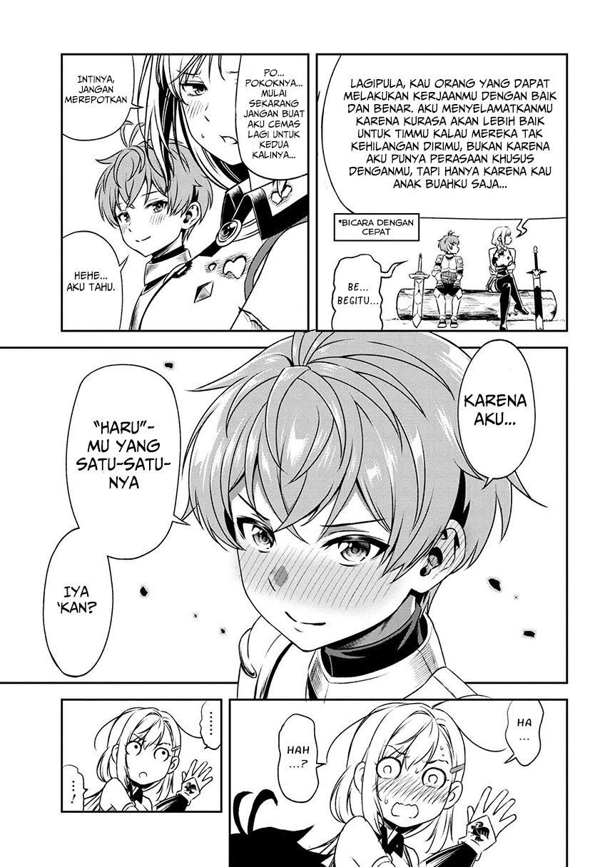 Toshiue Elite Onna Kishi ga Boku no Mae de dake Kawaii Chapter 14.2 - halaman 17
