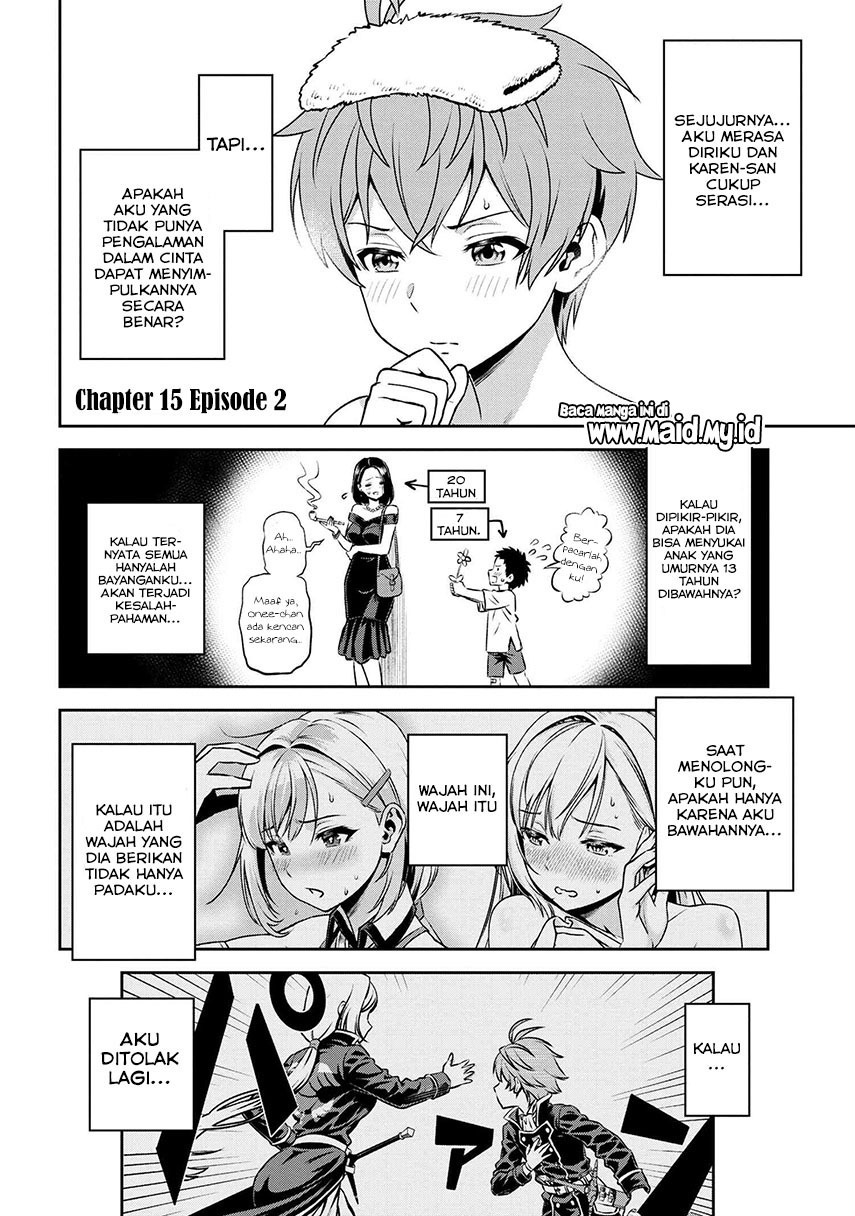 Toshiue Elite Onna Kishi ga Boku no Mae de dake Kawaii Chapter 15.2 - halaman 3