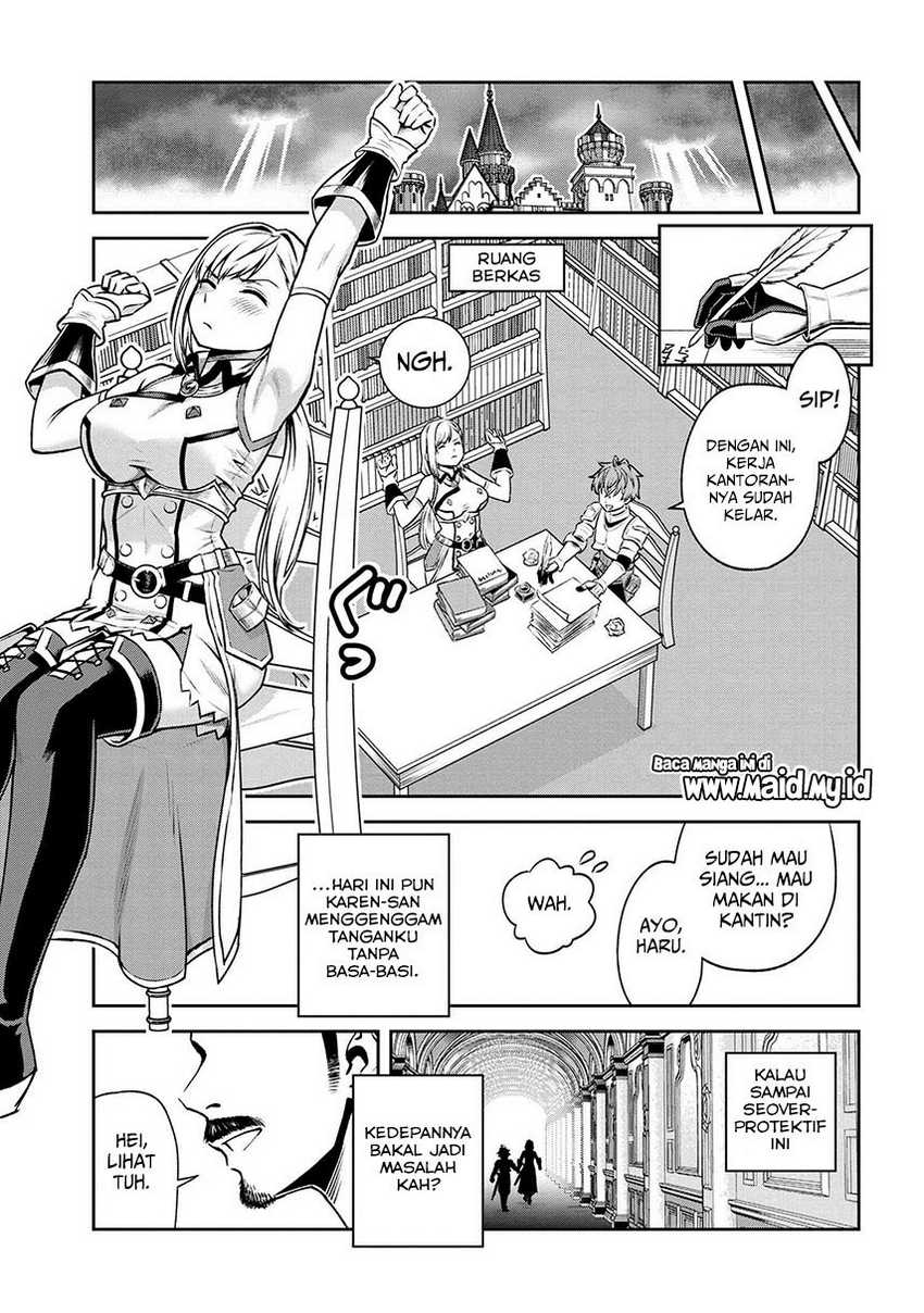 Toshiue Elite Onna Kishi ga Boku no Mae de dake Kawaii Chapter 17.2 - halaman 7