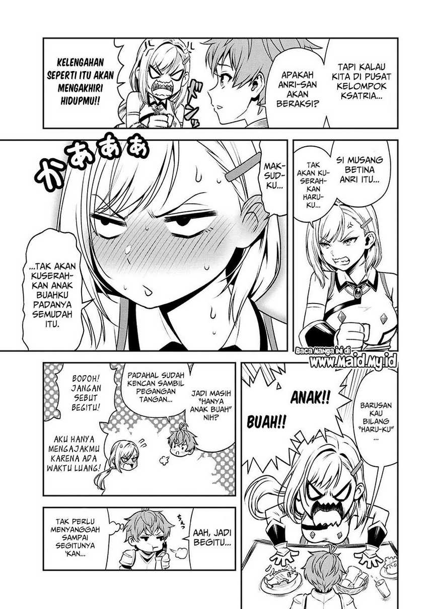 Toshiue Elite Onna Kishi ga Boku no Mae de dake Kawaii Chapter 17.2 - halaman 9