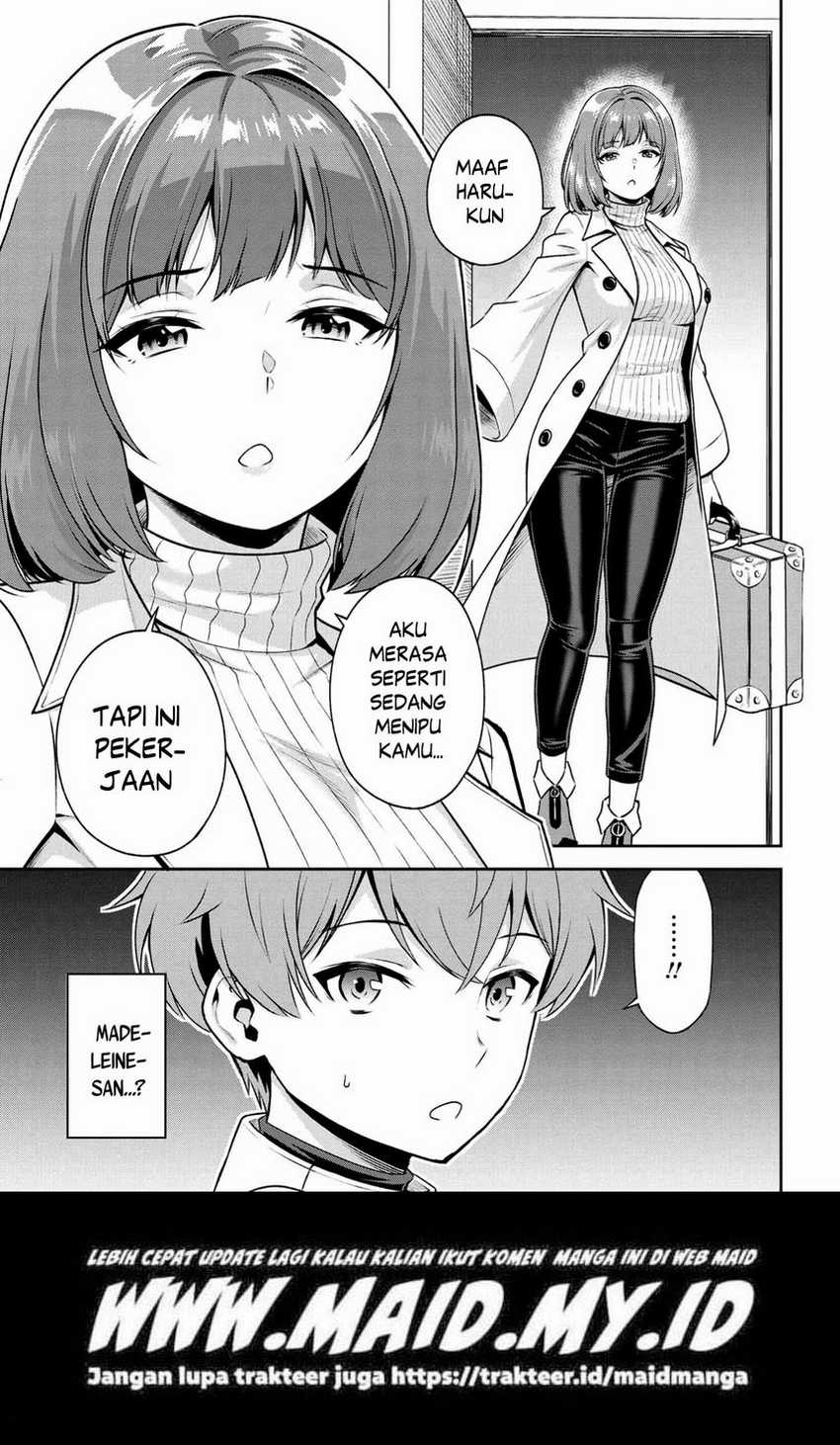 Toshiue Elite Onna Kishi ga Boku no Mae de dake Kawaii Chapter 18.1 - halaman 13