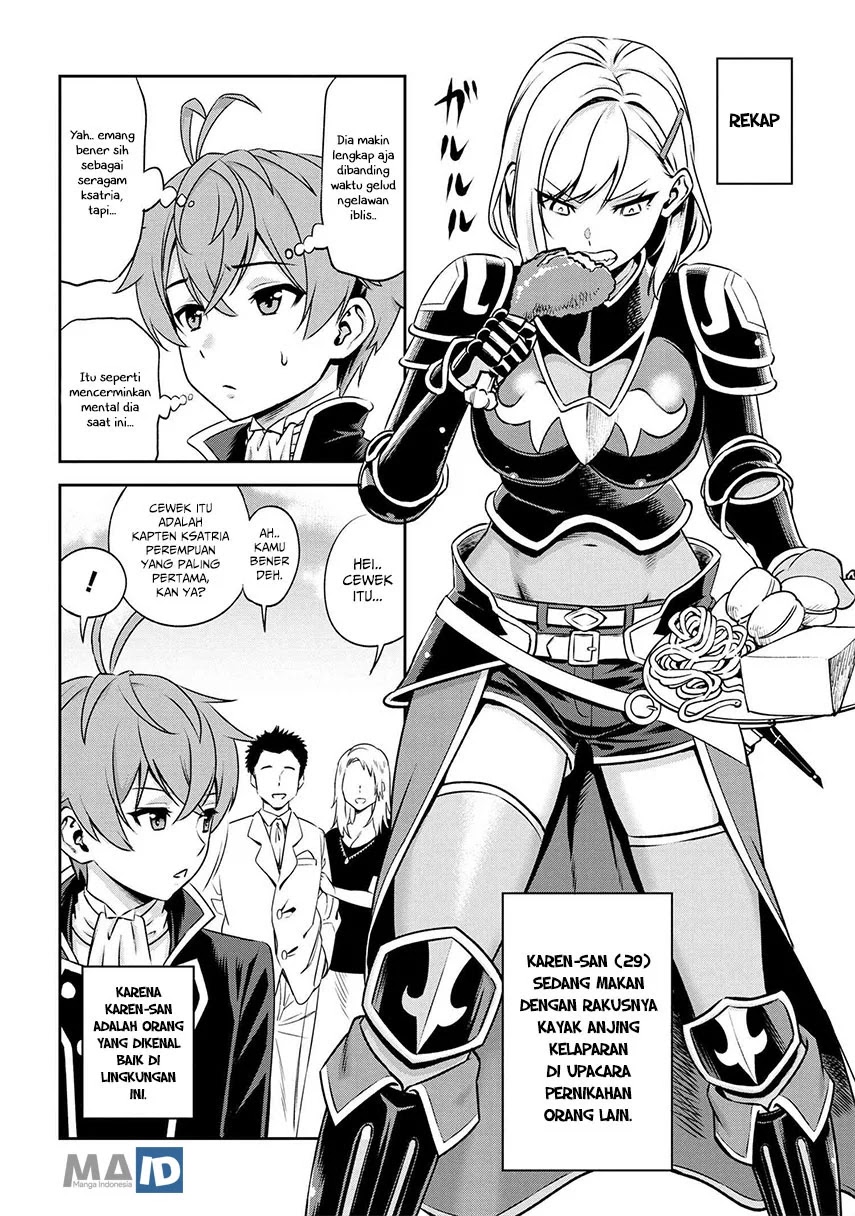 Toshiue Elite Onna Kishi ga Boku no Mae de dake Kawaii Chapter 3.2 - halaman 5