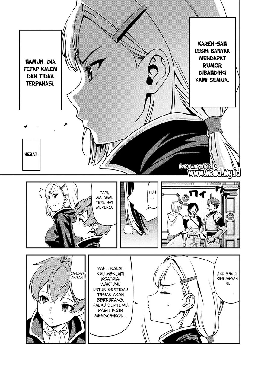Toshiue Elite Onna Kishi ga Boku no Mae de dake Kawaii Chapter 6.1 - halaman 12