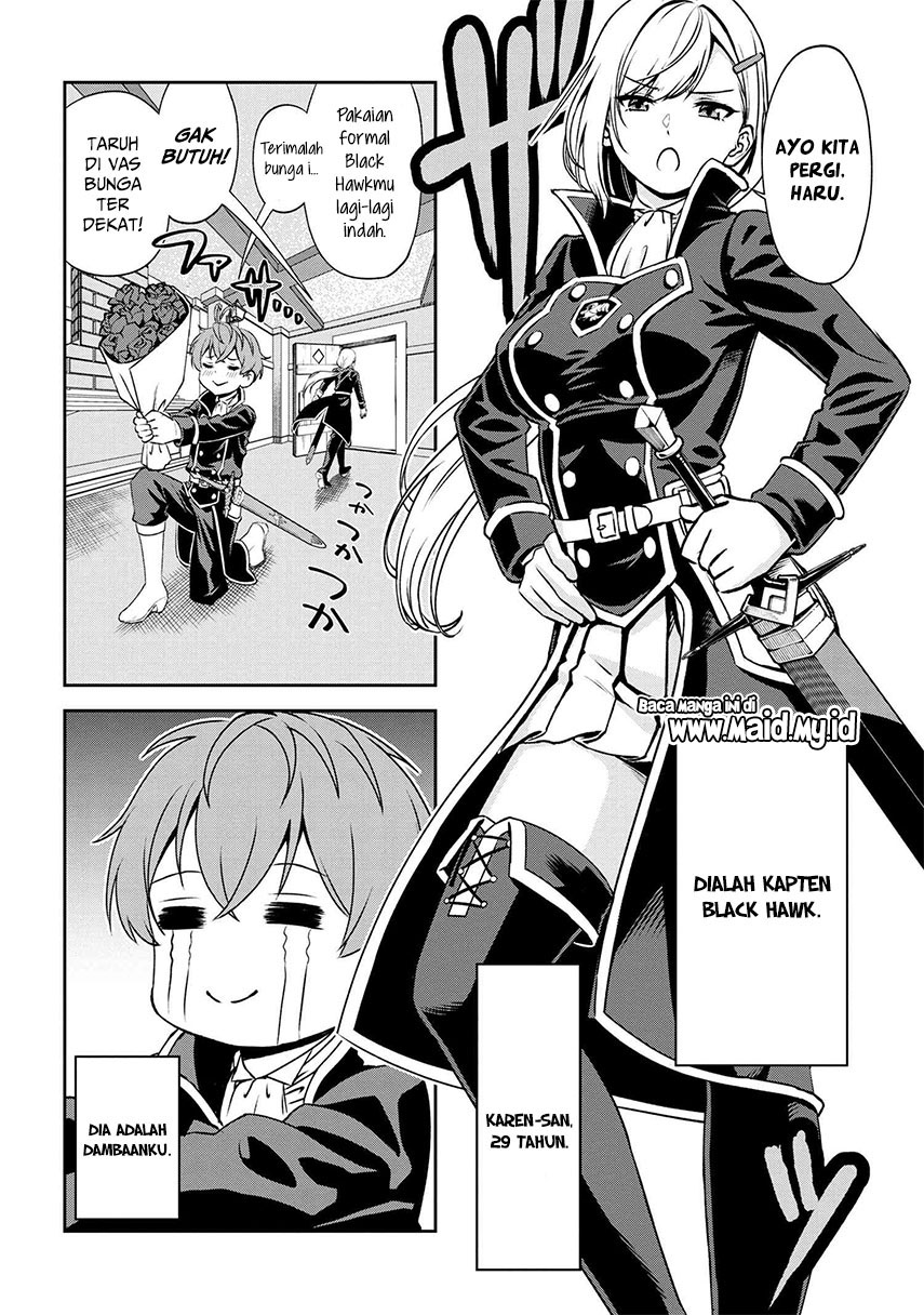 Toshiue Elite Onna Kishi ga Boku no Mae de dake Kawaii Chapter 6.1 - halaman 9