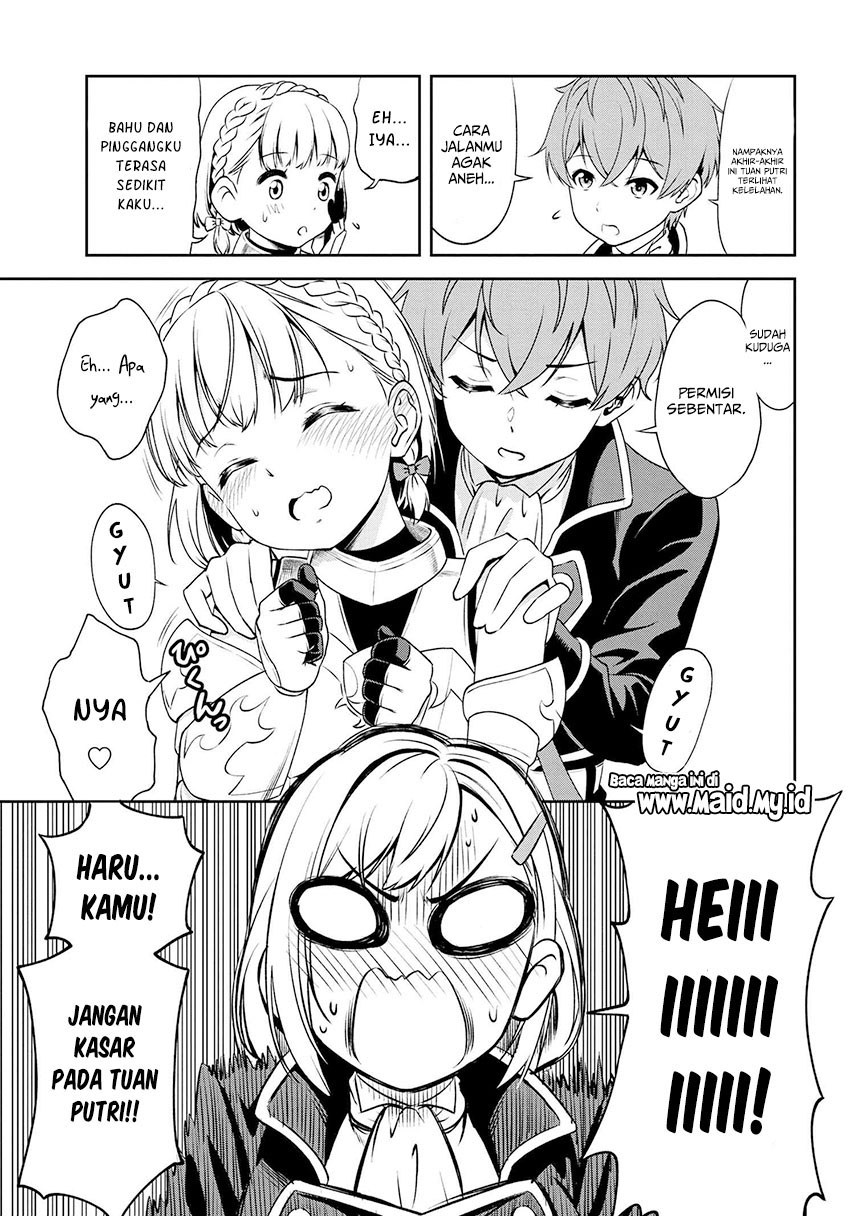 Toshiue Elite Onna Kishi ga Boku no Mae de dake Kawaii Chapter 6.2 - halaman 12