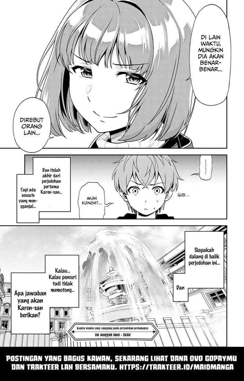 Toshiue Elite Onna Kishi ga Boku no Mae de dake Kawaii Chapter 7.2 - halaman 24