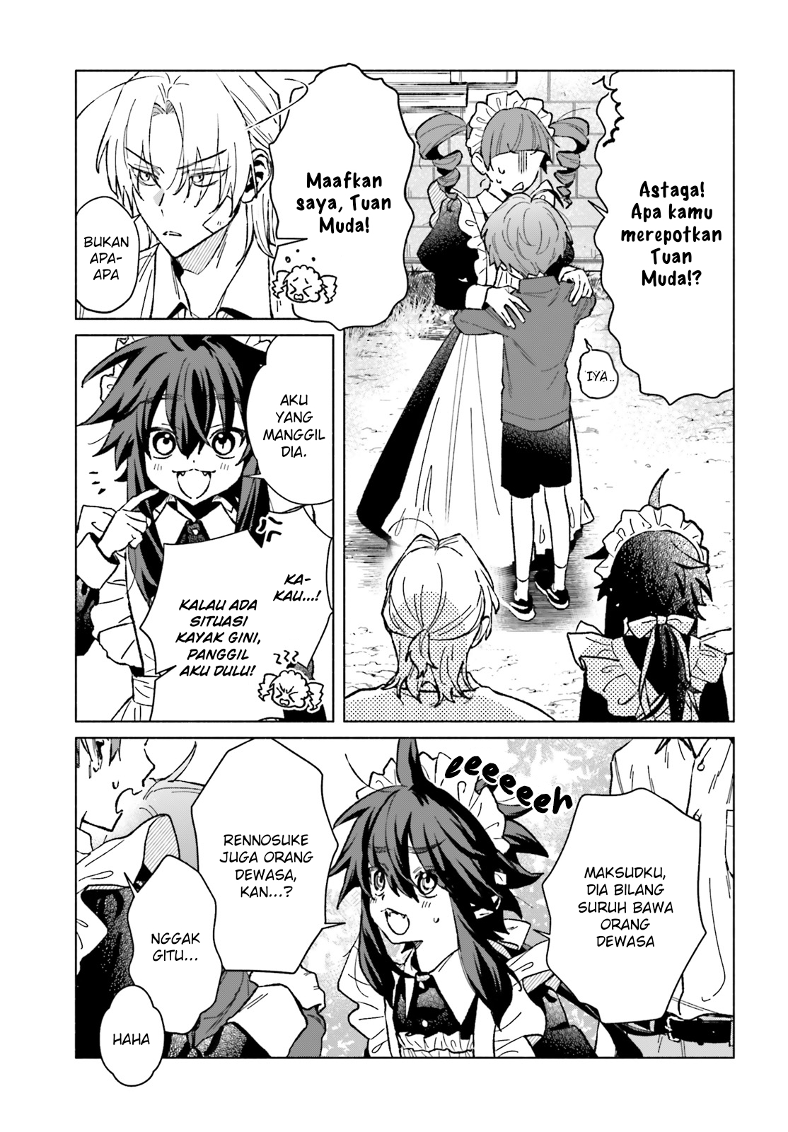 Toudou-kun Chi no Maid Shota Chapter 8.5 - halaman 4