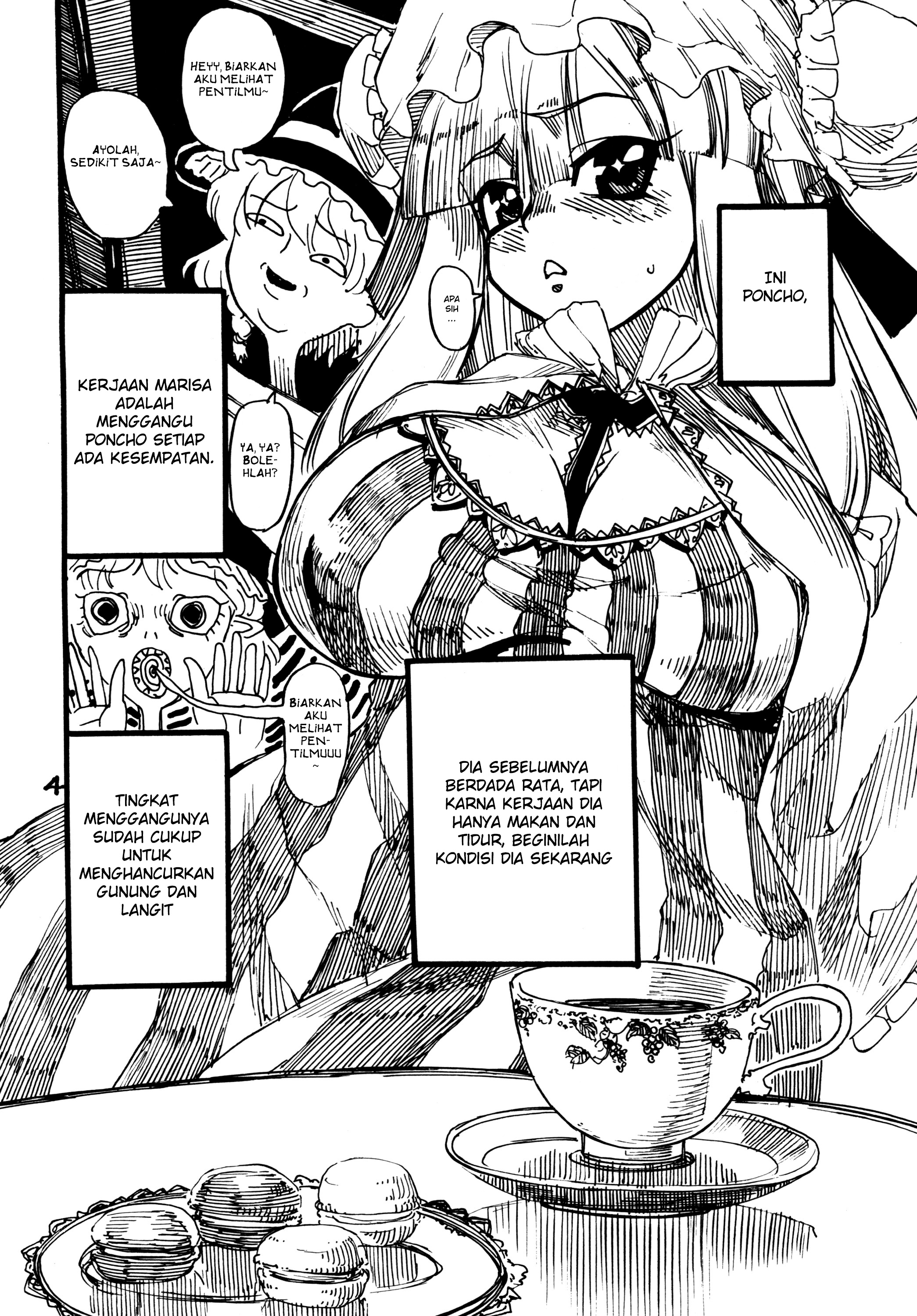 Touhou - A Day in the Life of Hakurei Reimu (Doujinshi) Chapter 0 - halaman 5