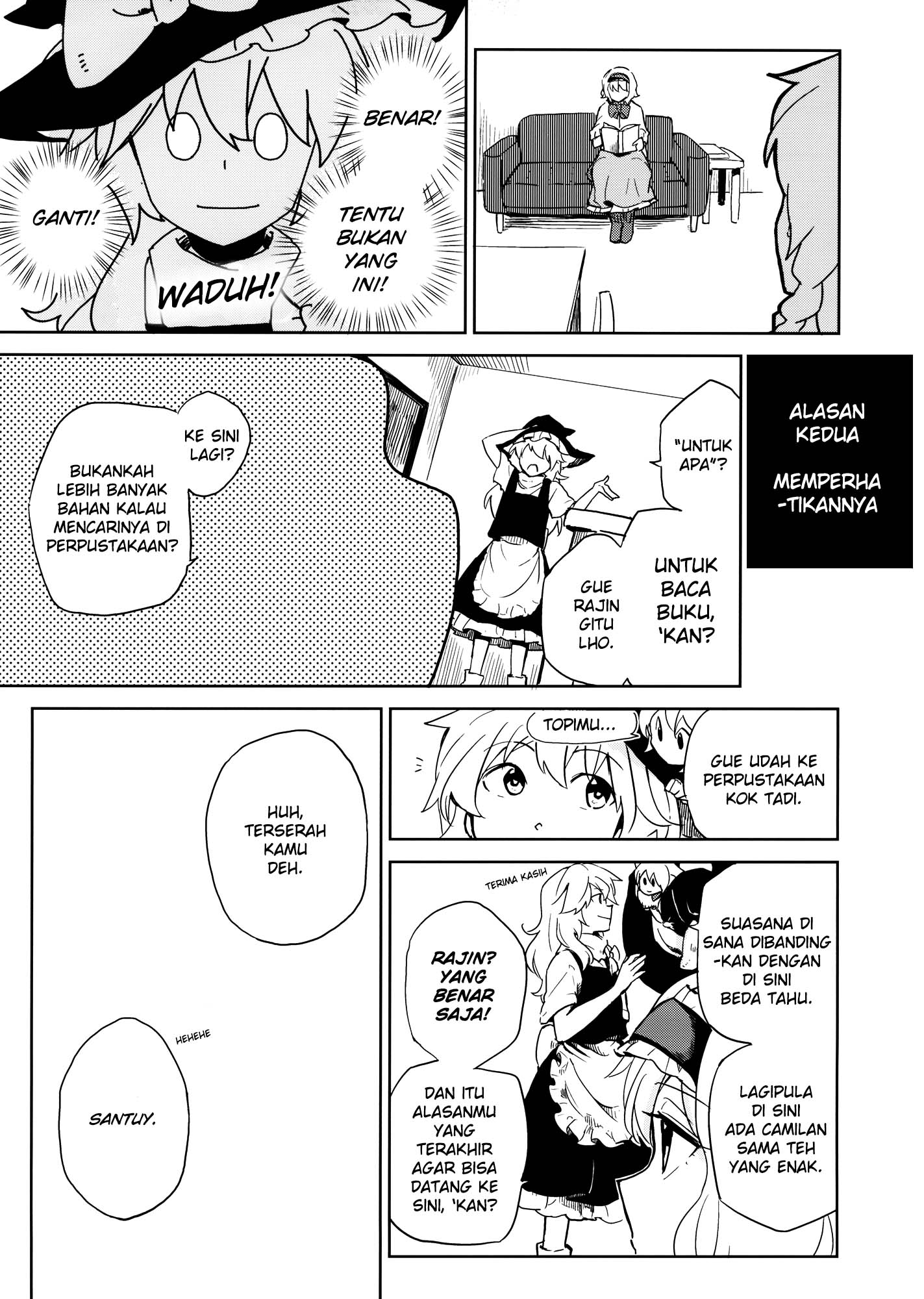 Touhou - Answer (Doujinshi) Chapter 0 - halaman 9