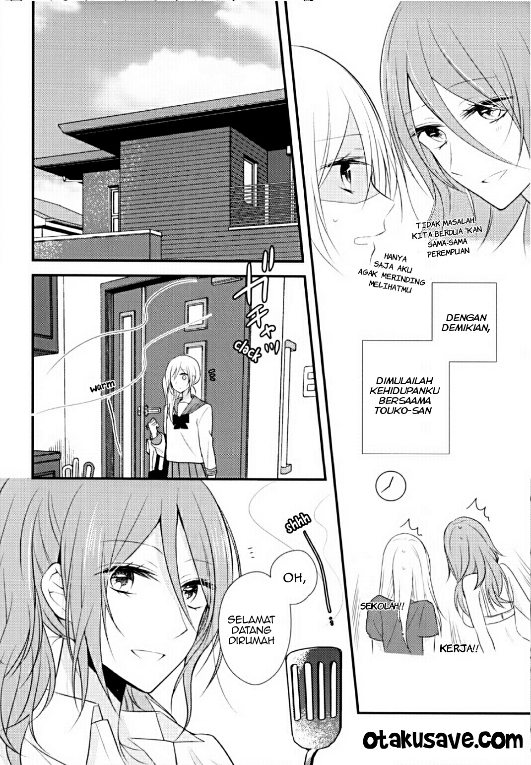Touko-san wa Kaji ga Dekinai. Chapter 1 - halaman 10