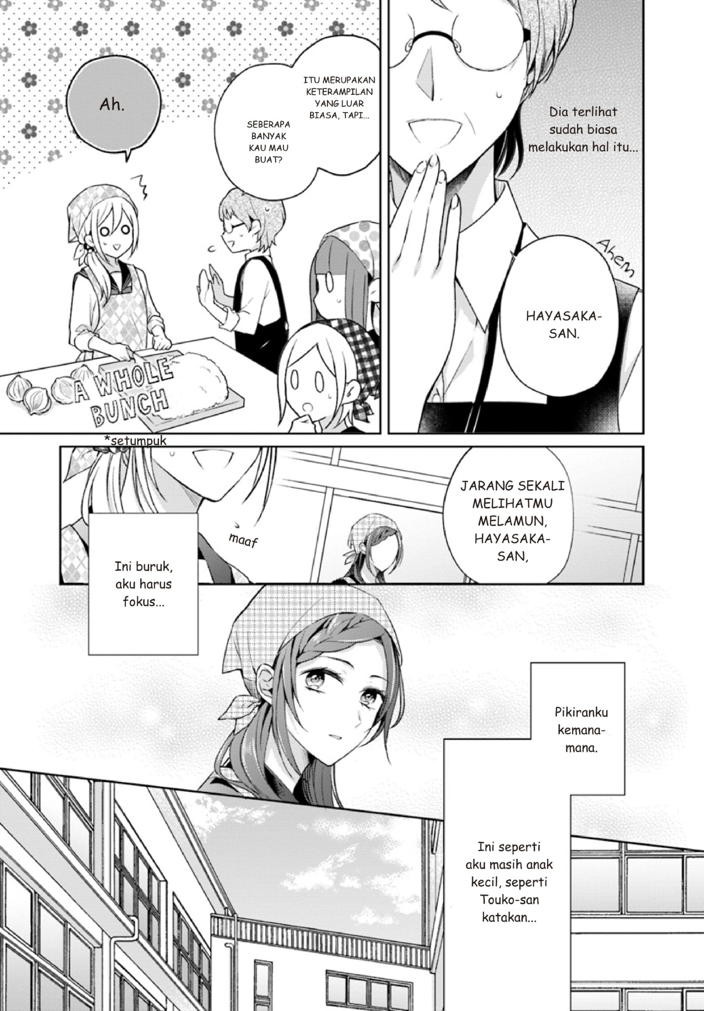 Touko-san wa Kaji ga Dekinai. Chapter 2 - halaman 3