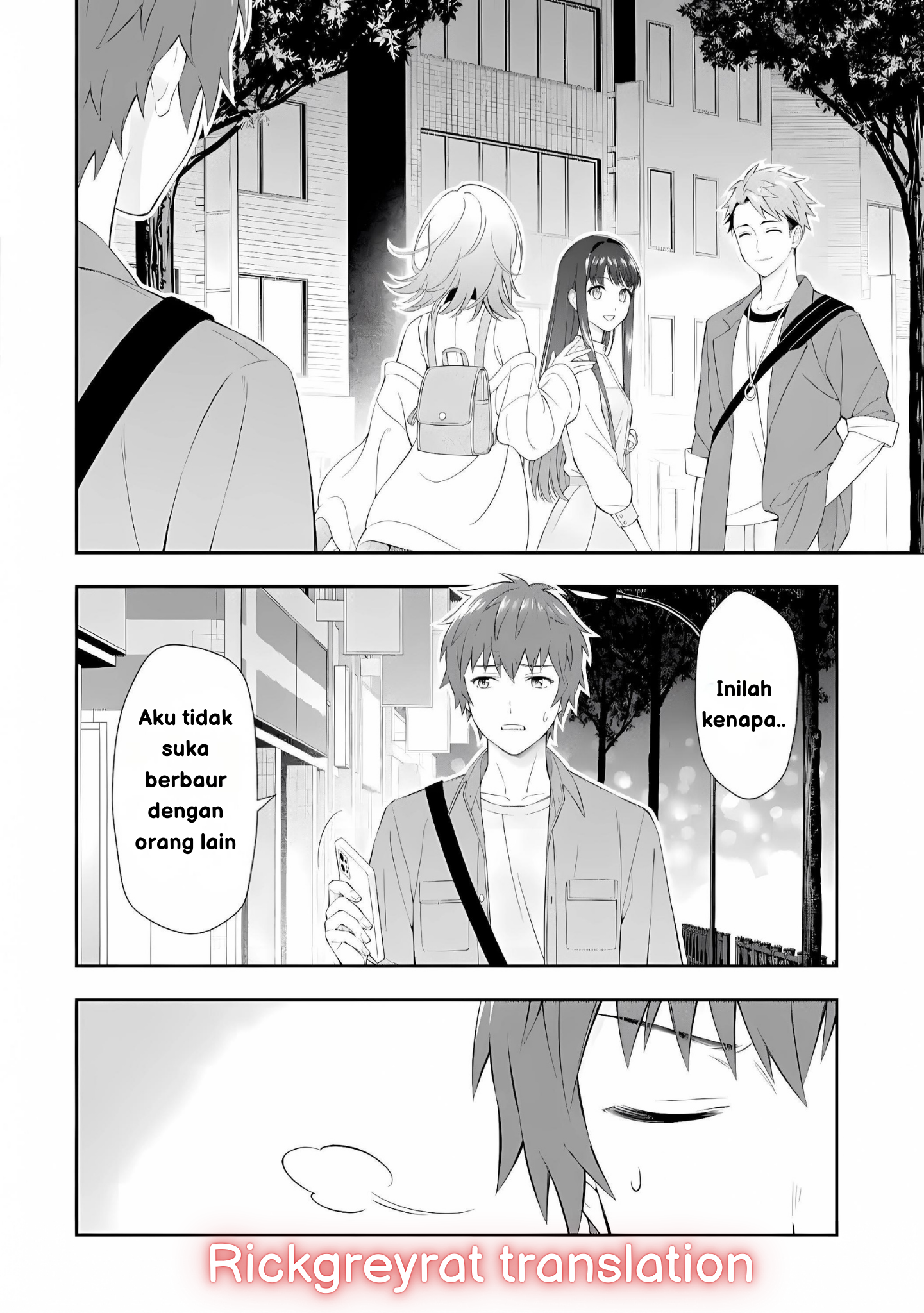 Toumei na Yoru ni Kakeru Kimi to, Me ni Mienai Koi wo Shita. Chapter 1 - halaman 21