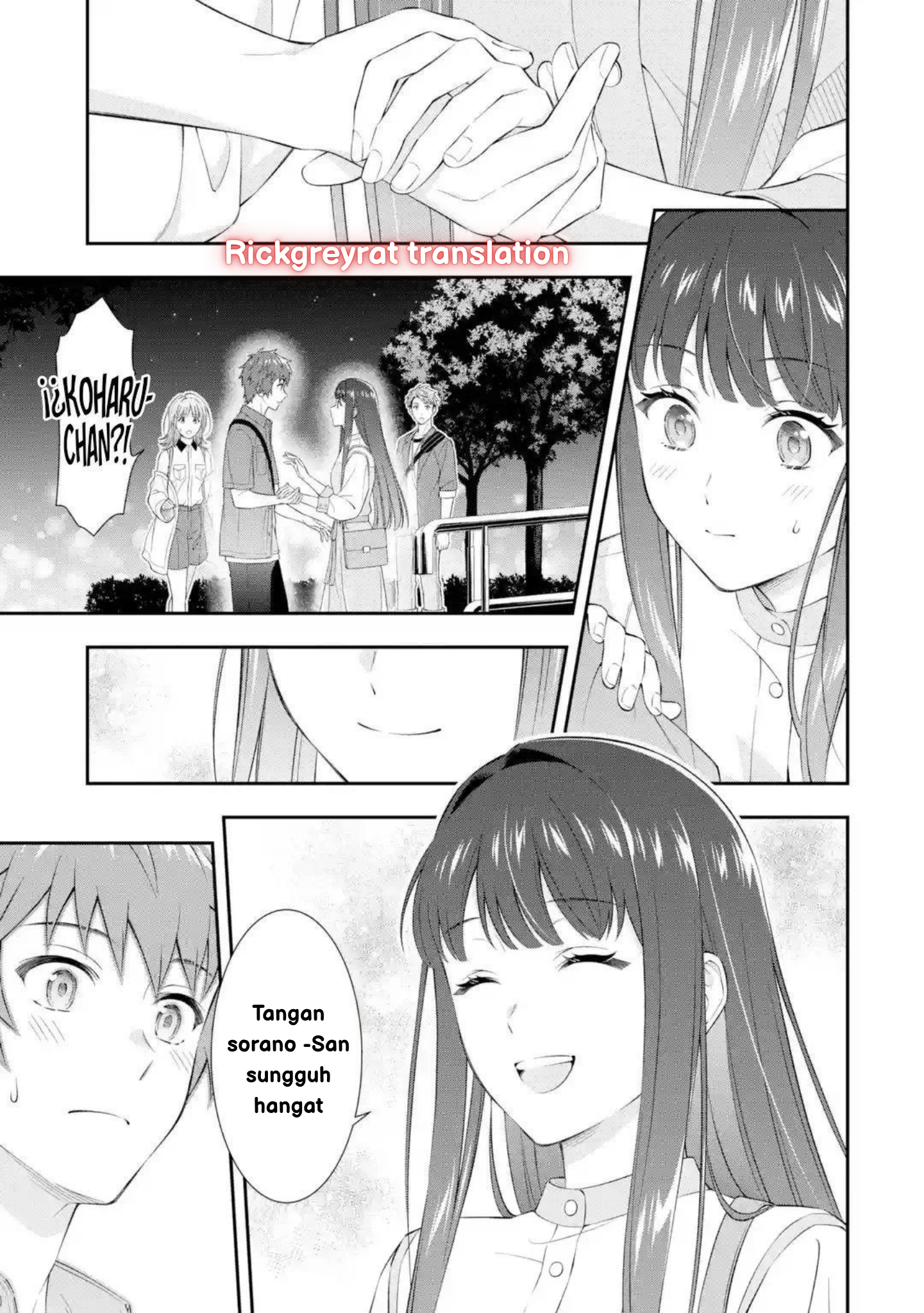 Toumei na Yoru ni Kakeru Kimi to, Me ni Mienai Koi wo Shita. Chapter 1 - halaman 28