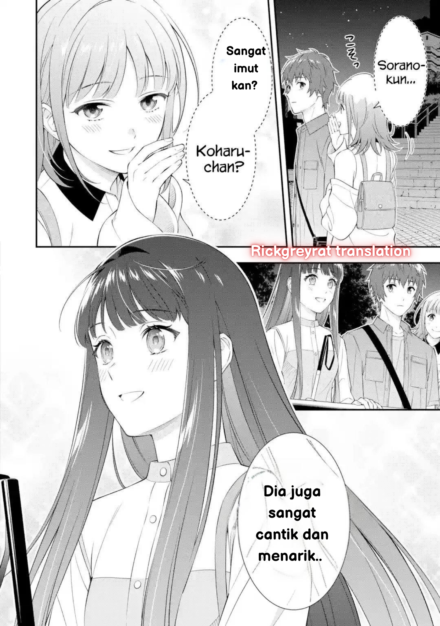 Toumei na Yoru ni Kakeru Kimi to, Me ni Mienai Koi wo Shita. Chapter 1 - halaman 31