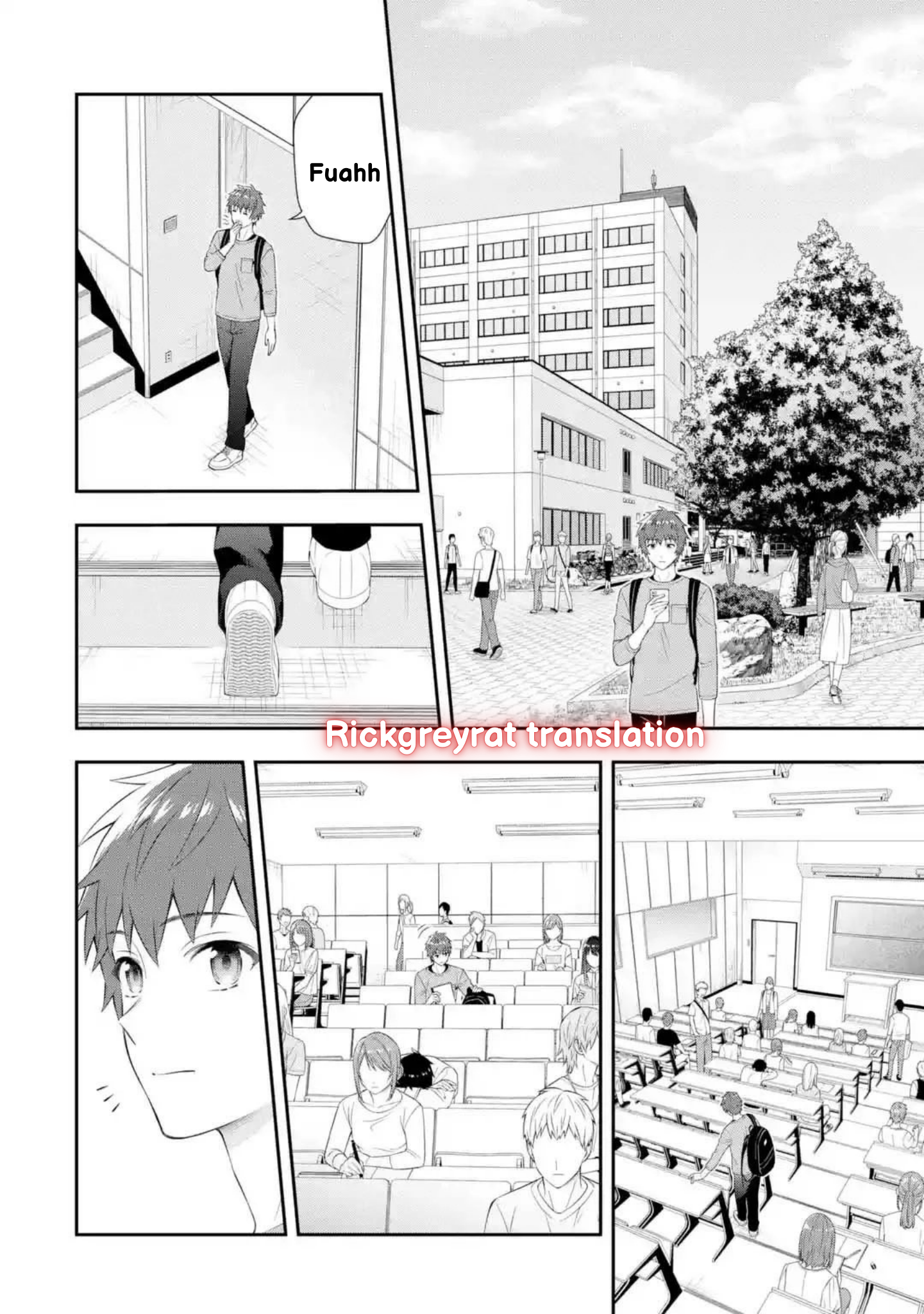 Toumei na Yoru ni Kakeru Kimi to, Me ni Mienai Koi wo Shita. Chapter 1 - halaman 35