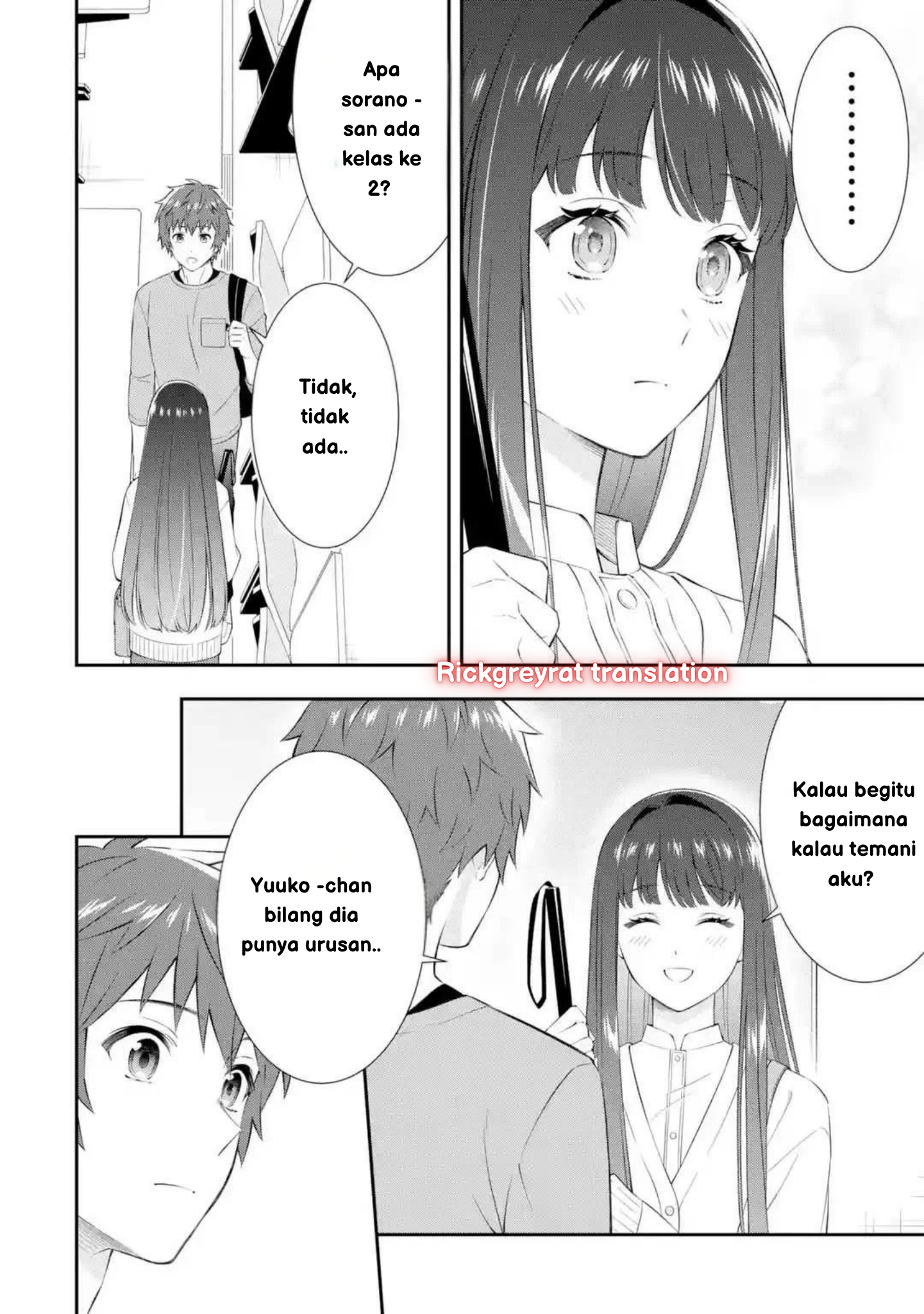 Toumei na Yoru ni Kakeru Kimi to, Me ni Mienai Koi wo Shita. Chapter 1 - halaman 49