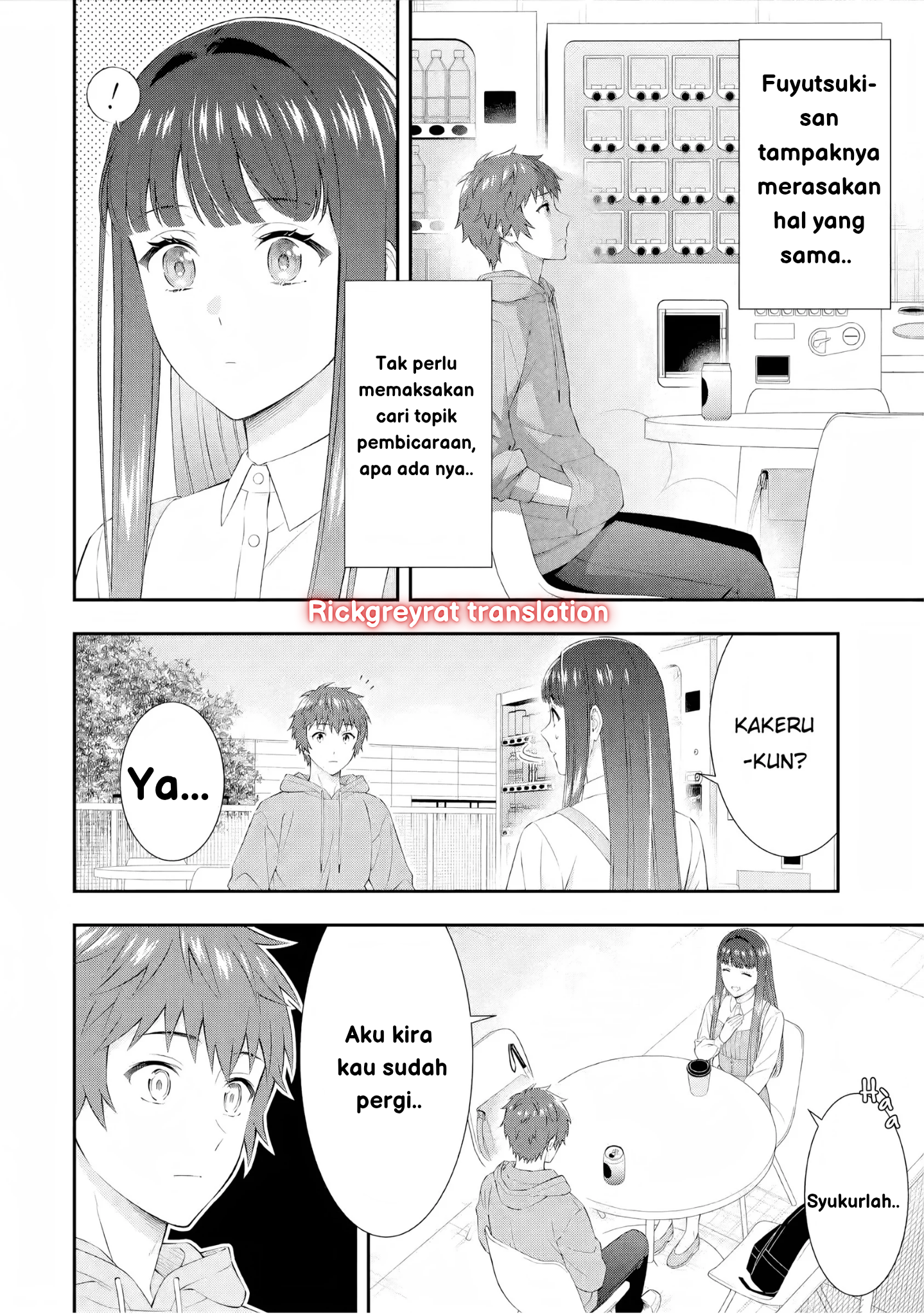 Toumei na Yoru ni Kakeru Kimi to, Me ni Mienai Koi wo Shita. Chapter 3 - halaman 2