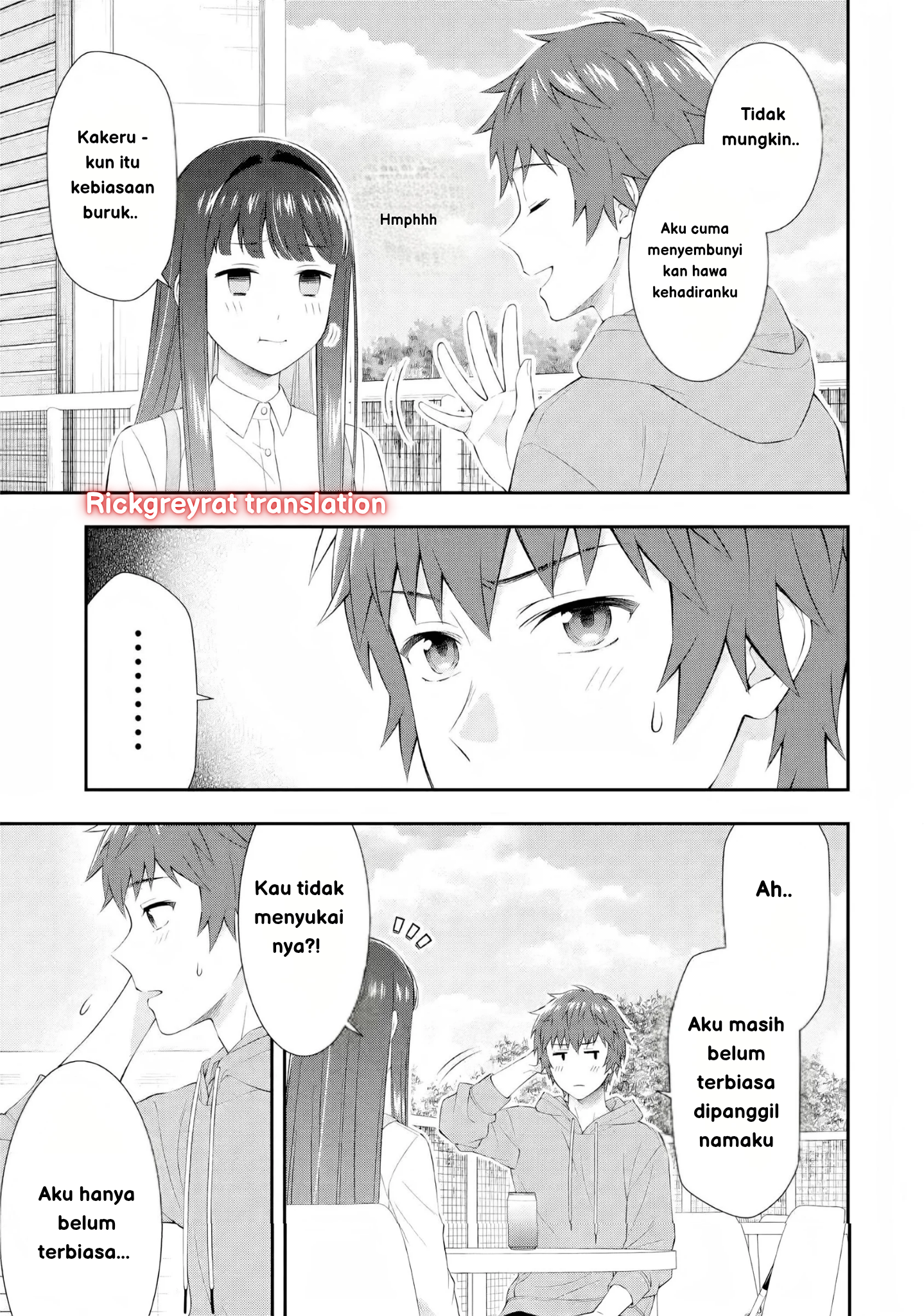 Toumei na Yoru ni Kakeru Kimi to, Me ni Mienai Koi wo Shita. Chapter 3 - halaman 3