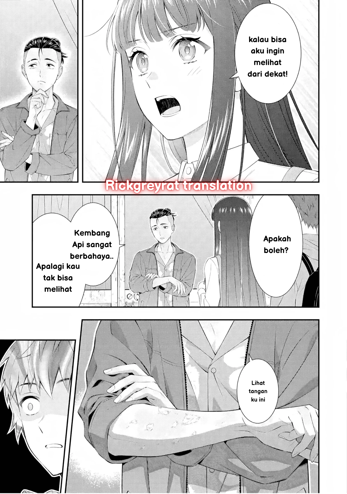 Toumei na Yoru ni Kakeru Kimi to, Me ni Mienai Koi wo Shita. Chapter 3 - halaman 33