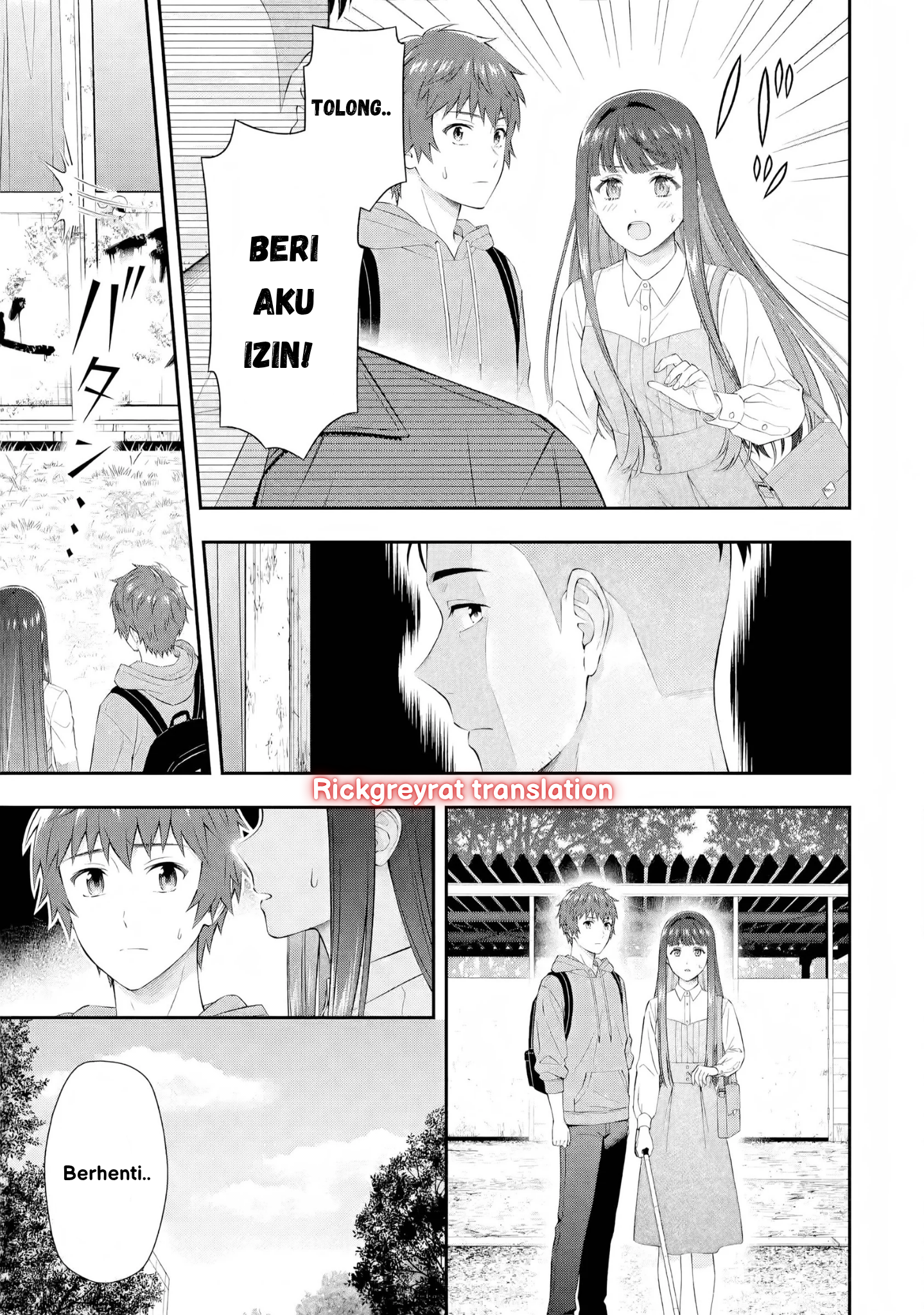 Toumei na Yoru ni Kakeru Kimi to, Me ni Mienai Koi wo Shita. Chapter 3 - halaman 35