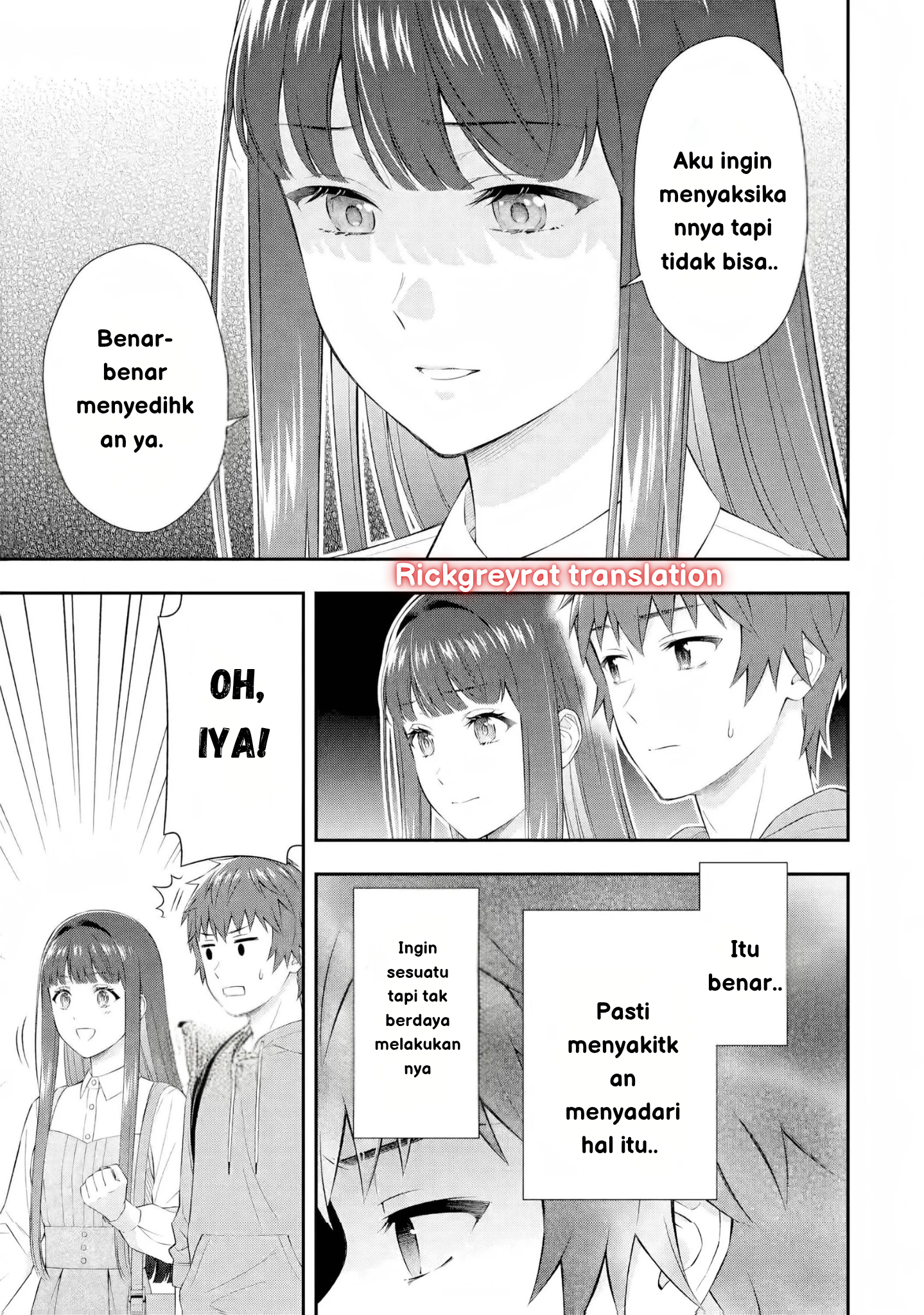 Toumei na Yoru ni Kakeru Kimi to, Me ni Mienai Koi wo Shita. Chapter 3 - halaman 37