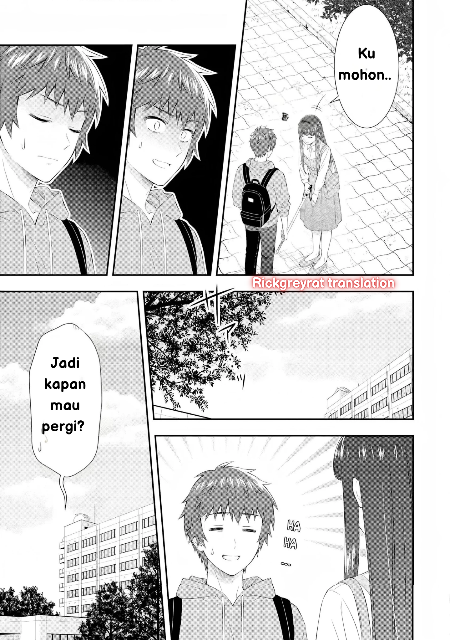 Toumei na Yoru ni Kakeru Kimi to, Me ni Mienai Koi wo Shita. Chapter 3 - halaman 41