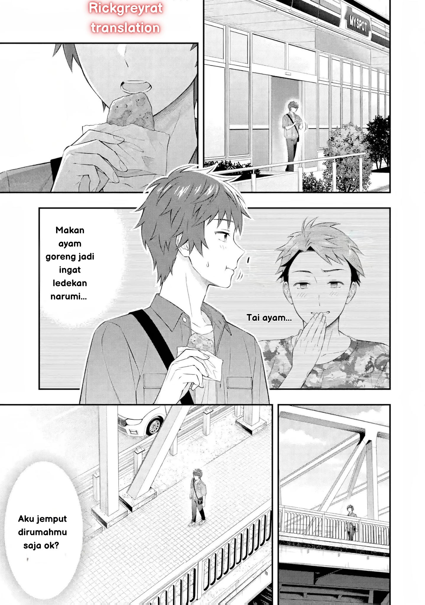 Toumei na Yoru ni Kakeru Kimi to, Me ni Mienai Koi wo Shita. Chapter 3 - halaman 47