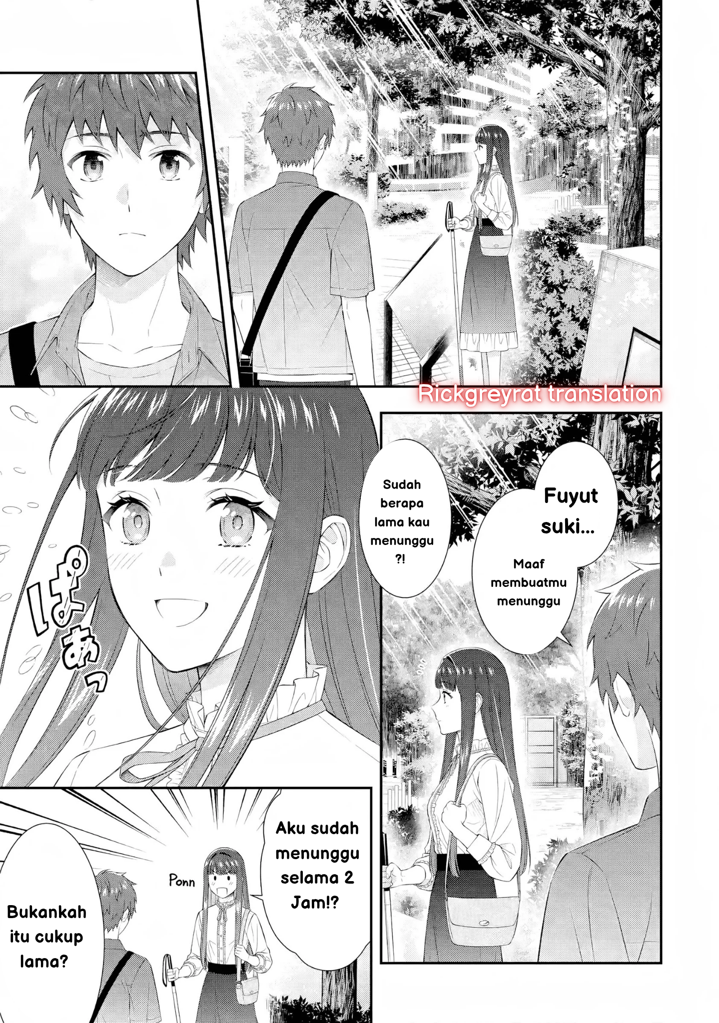 Toumei na Yoru ni Kakeru Kimi to, Me ni Mienai Koi wo Shita. Chapter 3 - halaman 49
