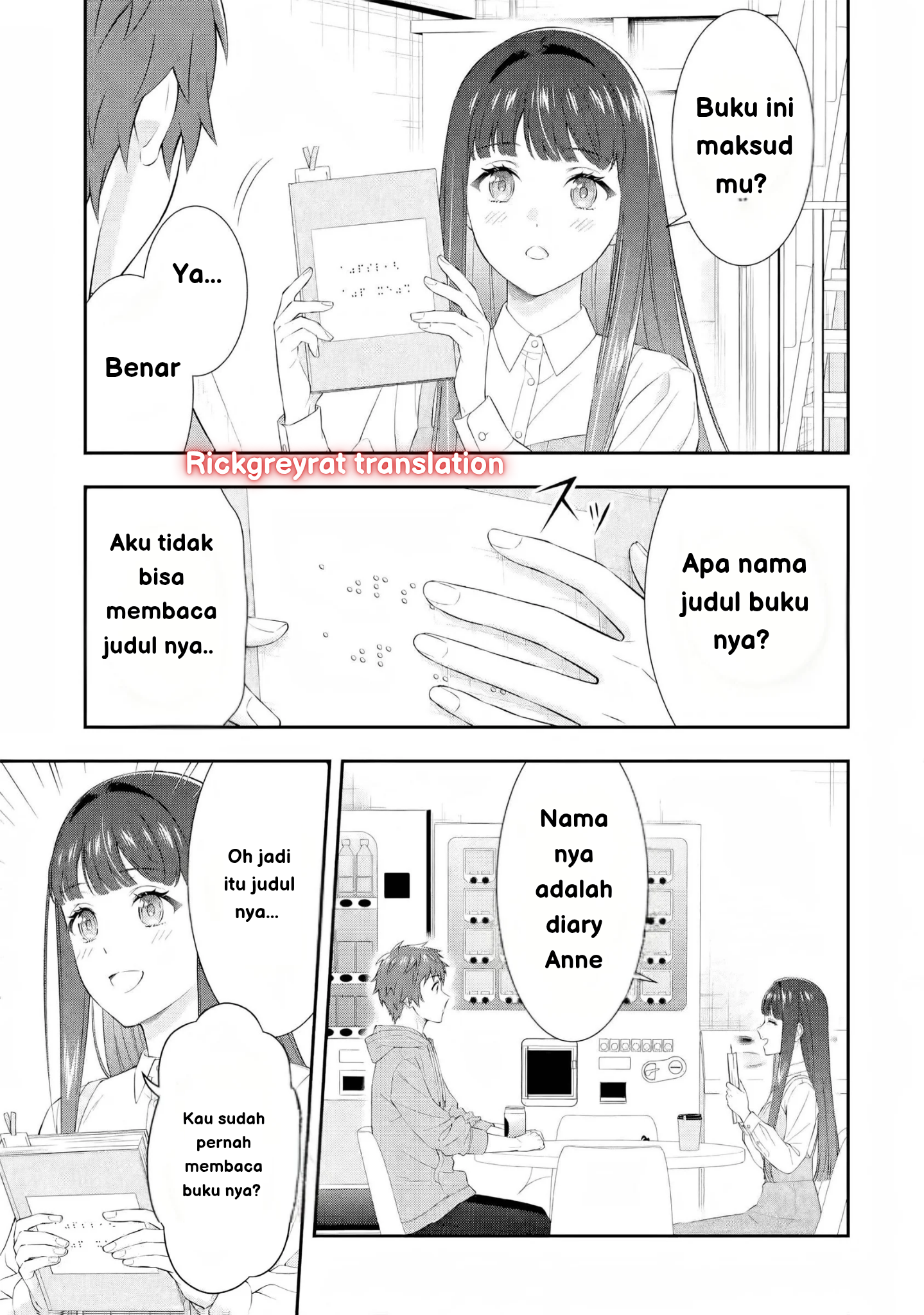 Toumei na Yoru ni Kakeru Kimi to, Me ni Mienai Koi wo Shita. Chapter 3 - halaman 5
