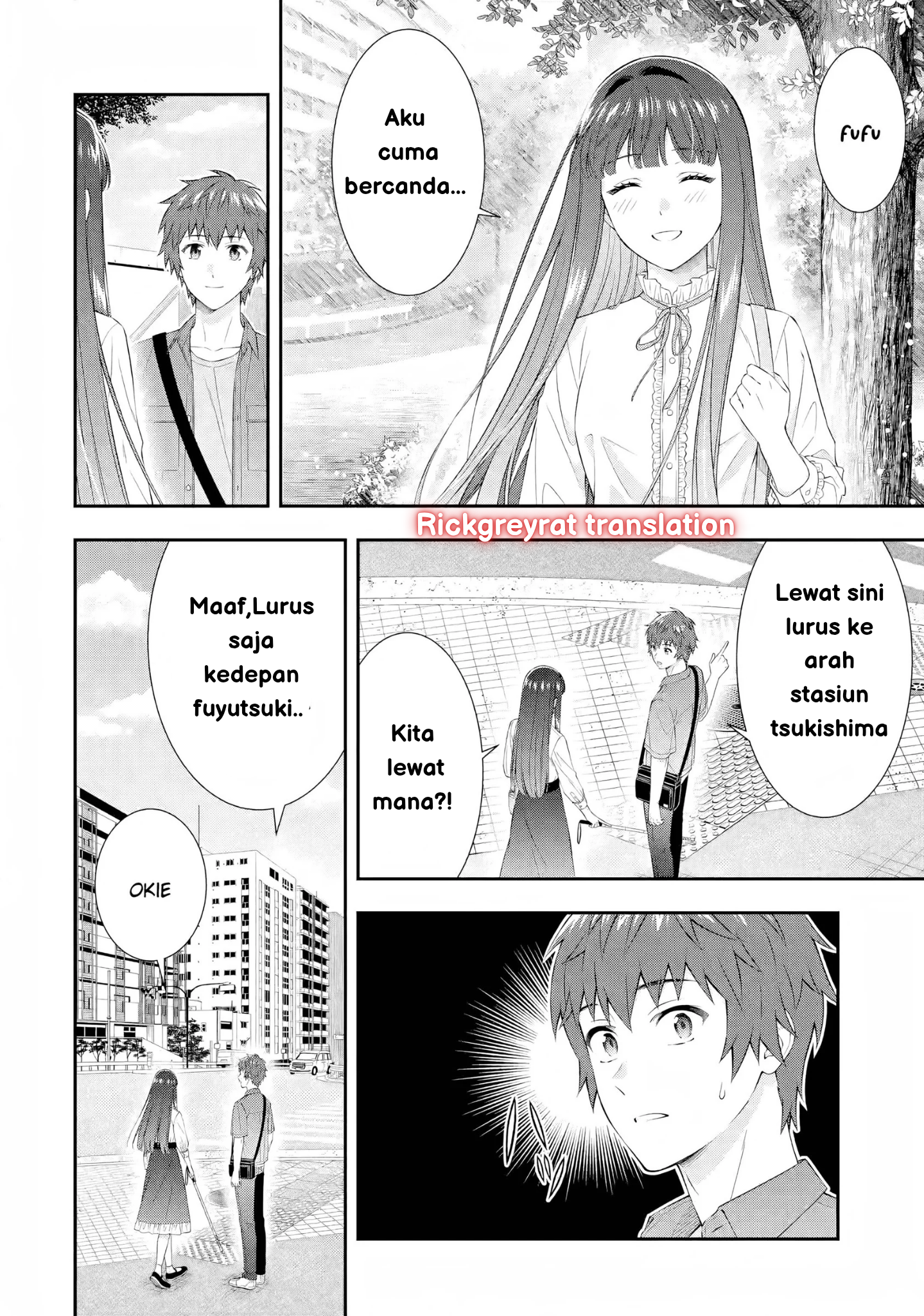 Toumei na Yoru ni Kakeru Kimi to, Me ni Mienai Koi wo Shita. Chapter 3 - halaman 50