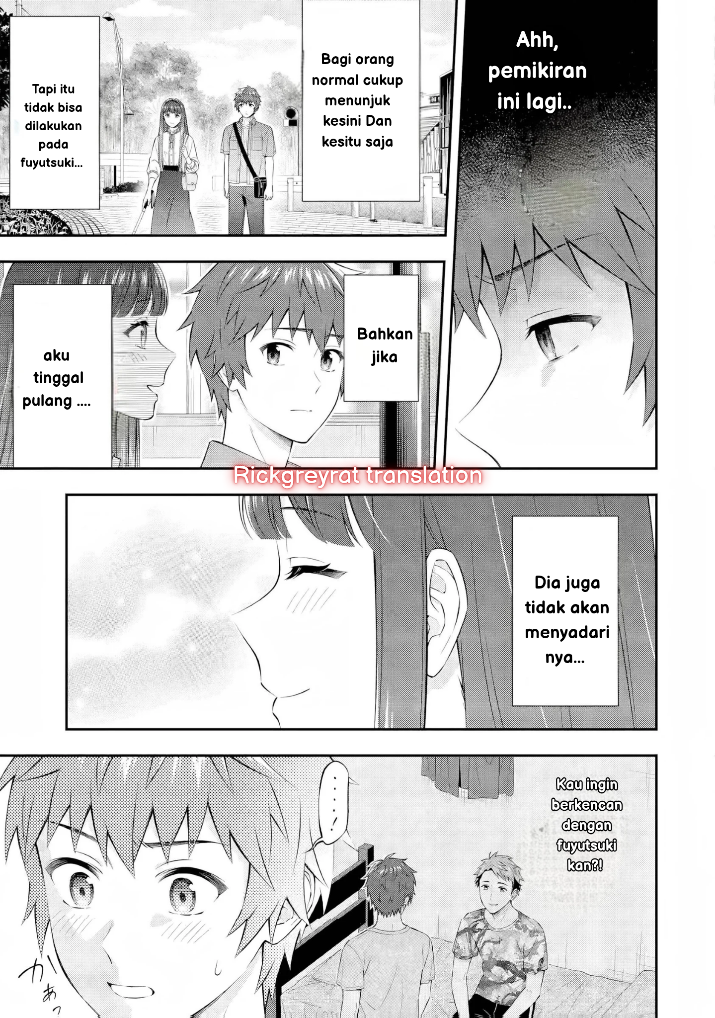 Toumei na Yoru ni Kakeru Kimi to, Me ni Mienai Koi wo Shita. Chapter 3 - halaman 51