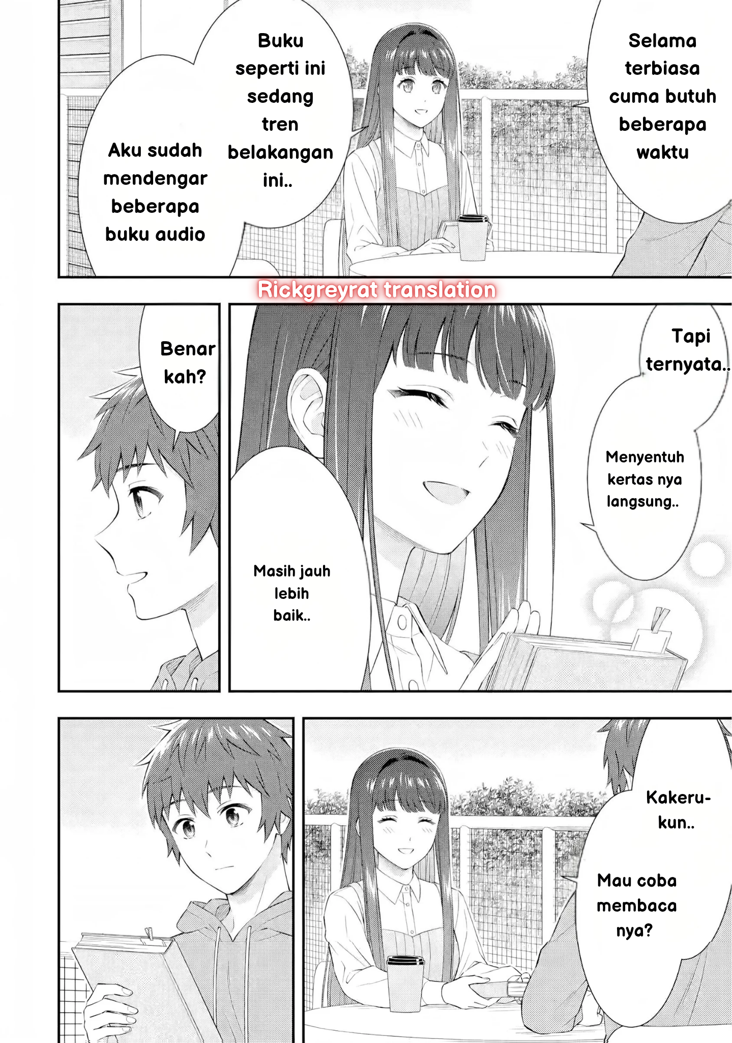 Toumei na Yoru ni Kakeru Kimi to, Me ni Mienai Koi wo Shita. Chapter 3 - halaman 8