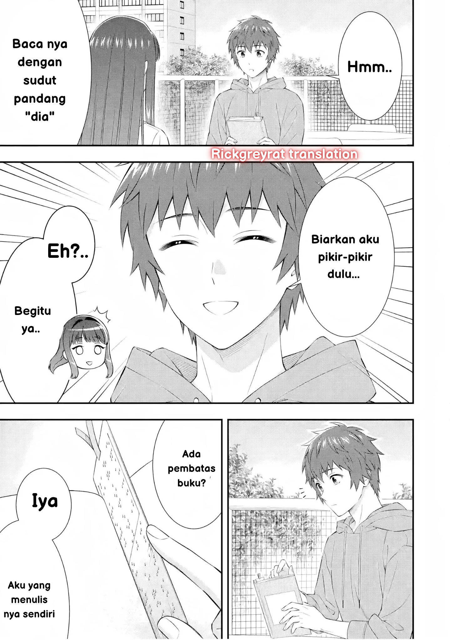 Toumei na Yoru ni Kakeru Kimi to, Me ni Mienai Koi wo Shita. Chapter 3 - halaman 9