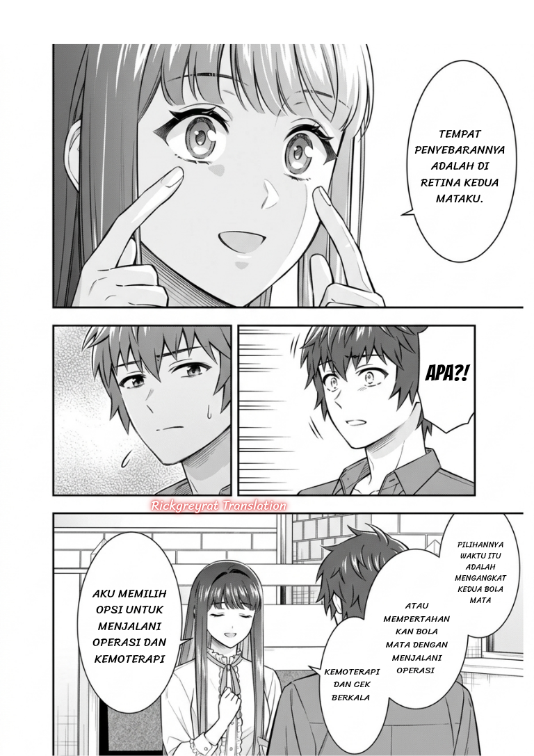 Toumei na Yoru ni Kakeru Kimi to, Me ni Mienai Koi wo Shita. Chapter 5.1 - halaman 30