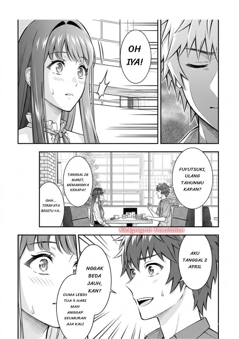 Toumei na Yoru ni Kakeru Kimi to, Me ni Mienai Koi wo Shita. Chapter 5.1 - halaman 33