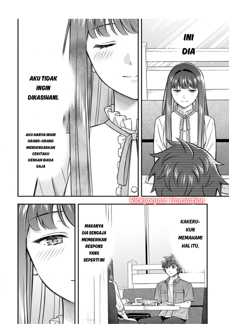 Toumei na Yoru ni Kakeru Kimi to, Me ni Mienai Koi wo Shita. Chapter 5.1 - halaman 34