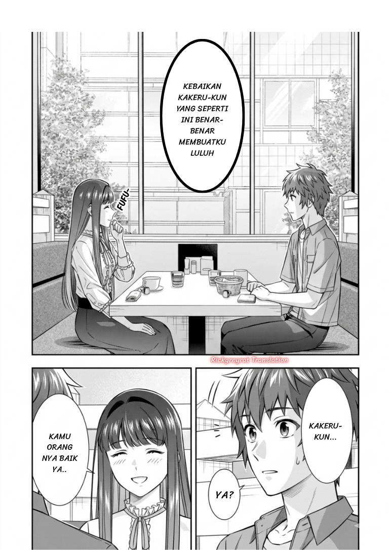 Toumei na Yoru ni Kakeru Kimi to, Me ni Mienai Koi wo Shita. Chapter 5.1 - halaman 35