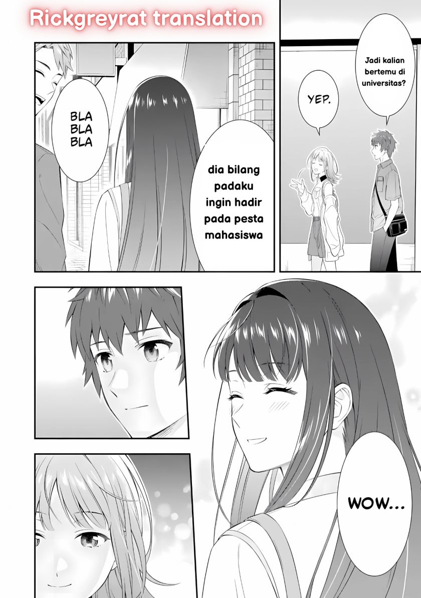 Toumei na Yoru ni Kakeru-kun to, Me ni Mienai Koi wo Shita. Chapter 1 - halaman 15